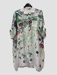 Skjortklänning Linne Flower 🌺