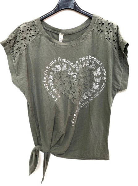 T-shirt Lace Heart  3 färger 🌸