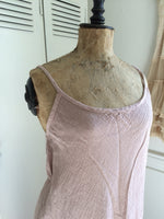 Långklänning vintage rosa